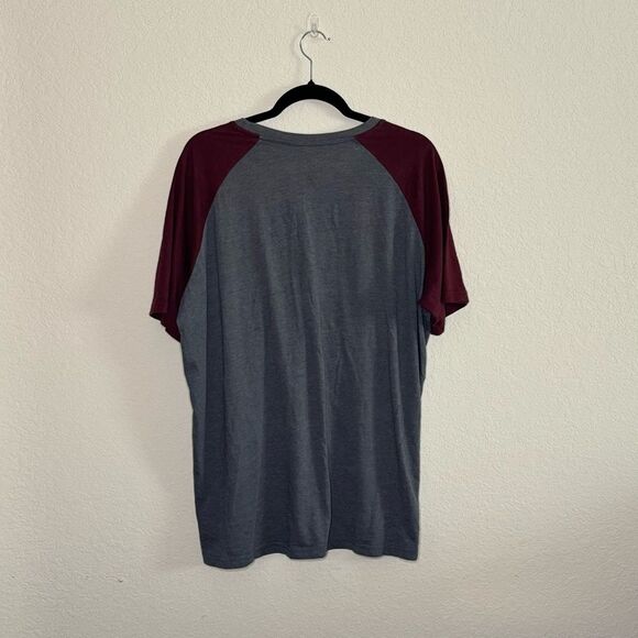 Harry Potter Gryffindor Brave Raglan Tee Shirt Top Size XL - Picture 2 of 3